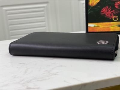 wholesale quality gucci wallet all leather black