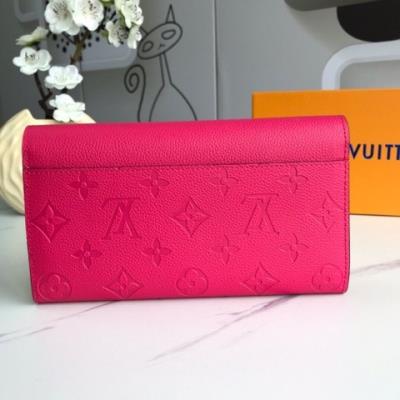 wholesale quality louis vuitton wallets m61182 rose red