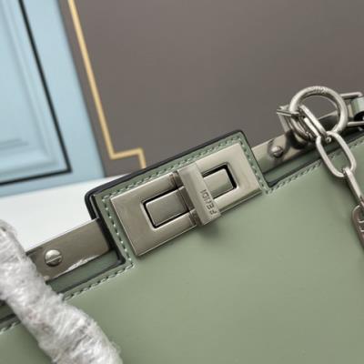 wholesale quality fendi bags peekaboo 2023 spring peppermint green