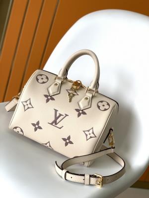 wholesale quality louis vuitton white speedy bandoulière 25 m58948 