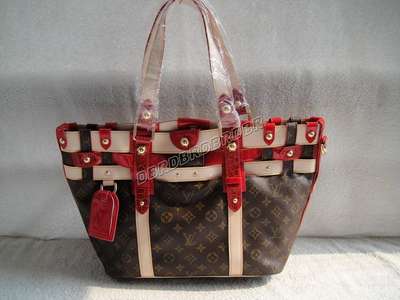 discount louis vuitton handbags monogram canvas 95612 red wholesale