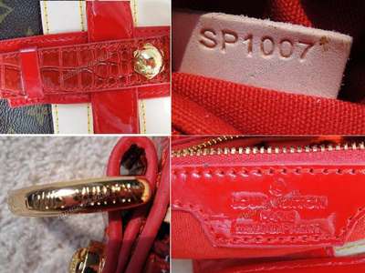 discount louis vuitton handbags monogram canvas 95612 red wholesale