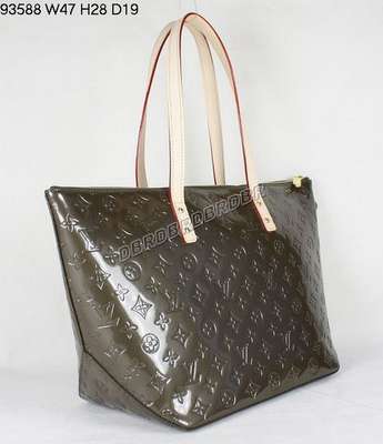 discount louis vuitton handbags monogram vernis m93588 gray wholesale