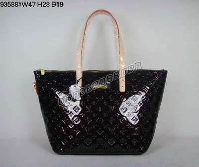 Discount Louis Vuitton Handbags Monogram Vernis M93588 black Wholesale