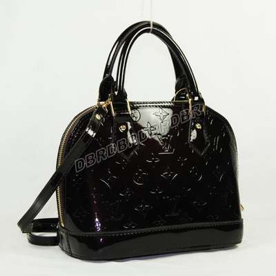 discount louis vuitton handbags monogram vernis m91606 black wholesale