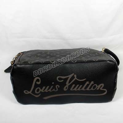 discount louis vuitton handbags leather m95006 damier black wholesale