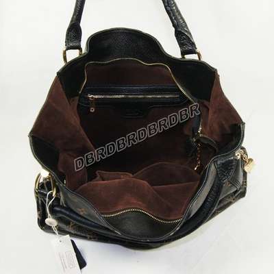 discount louis vuitton handbags leather m96113 black wholesale