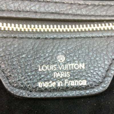 discount louis vuitton handbags leather n91952 black wholesale