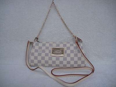 Discount Louis Vuitton Handbags Damier Azur Canvas N55214 white Wholesale