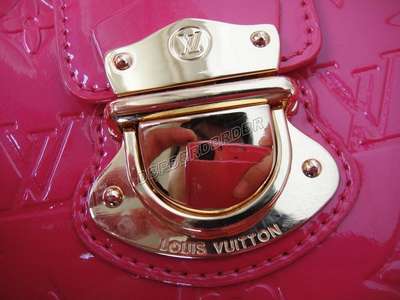 discount louis vuitton handbags monogram vernis 93757 rose red wholesale