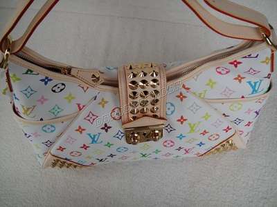 discount louis vuitton handbags monogram multicolore m40311 white wholesale