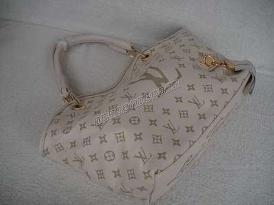 discount louis vuitton handbags leather m95017 beige white wholesale