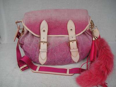 Discount Louis Vuitton Handbags Monogram Denim M95865 pink Wholesale