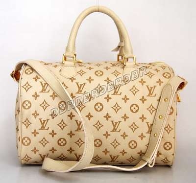 discount louis vuitton handbags leather m95851 monogram beige white wholesale