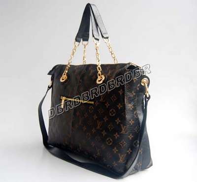 discount louis vuitton handbags leather m98942 black wholesale