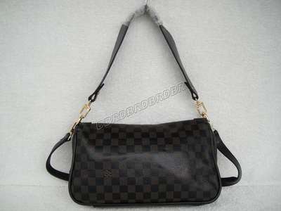 discount louis vuitton handbags leather n1057 black wholesale