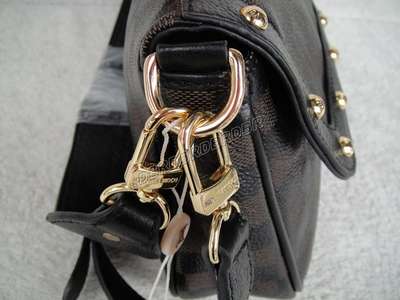 discount louis vuitton handbags leather n1057 black wholesale