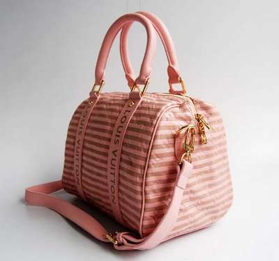 discount louis vuitton handbags leather m95853 monogram stripped pink wholesale