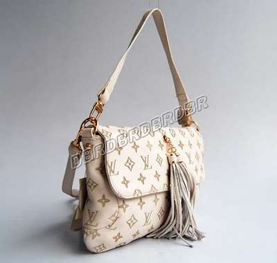 discount louis vuitton handbags leather m95825 beige white wholesale