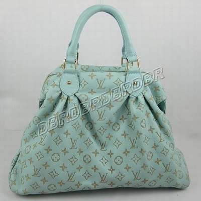 discount louis vuitton handbags leather m95007 light blue wholesale