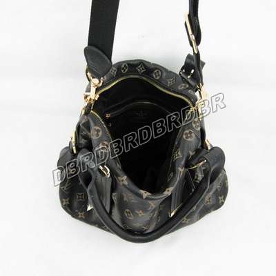 discount louis vuitton handbags leather m41303 black wholesale