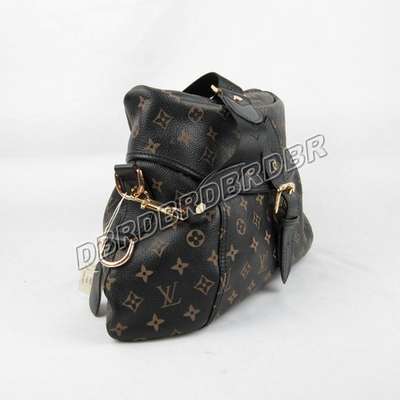 discount louis vuitton handbags leather m93183 black wholesale