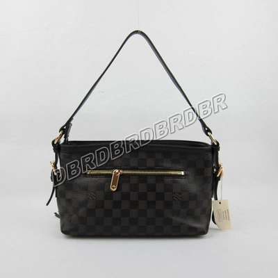 discount louis vuitton handbags leather n96883 black wholesale