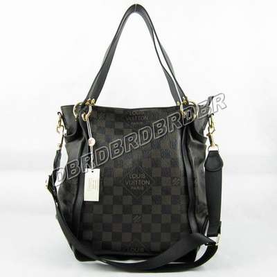 Discount Louis Vuitton Handbags Leather N41306 black Wholesale