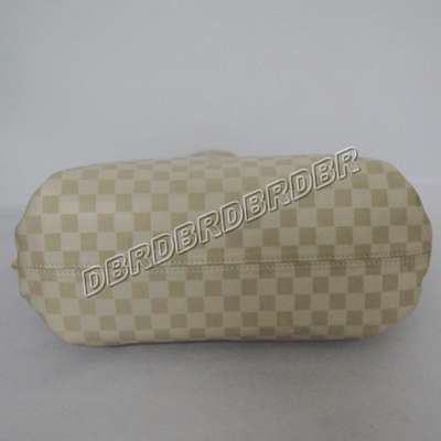 discount louis vuitton handbags leather n96060 beige white wholesale