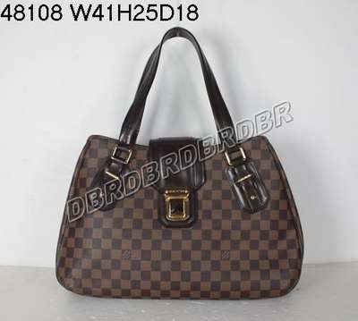 Discount Louis Vuitton Handbags Damier Ebene Canvas N48108 Coffee Wholesale