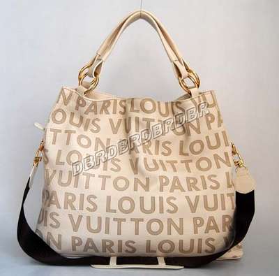 discount louis vuitton handbags leather m95130 beige white wholesale