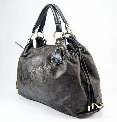 discount louis vuitton handbags leather m95131 black wholesale