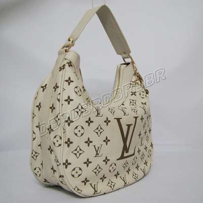 discount louis vuitton handbags leather m3036 beige white wholesale