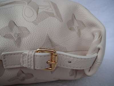 discount louis vuitton handbags leather m95004 beige white wholesale