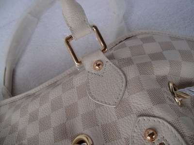 discount louis vuitton handbags leather m91621 beige white wholesale