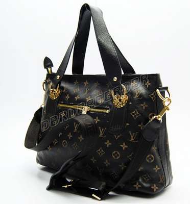 discount louis vuitton handbags leather m95824 monogram black wholesale