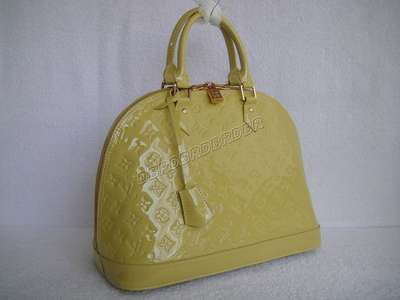 discount louis vuitton handbags monogram vernis 93595 yellow wholesale