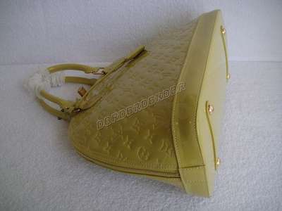 discount louis vuitton handbags monogram vernis 93595 yellow wholesale