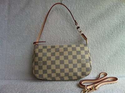 Discount Louis Vuitton Handbags Damier Azur Canvas N51986 white Wholesale