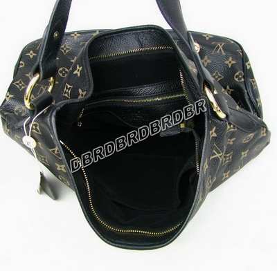 discount louis vuitton handbags leather m40353 black wholesale