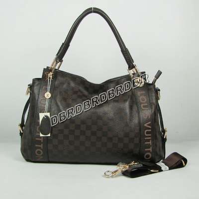 Discount Louis Vuitton Handbags Leather N95178 Coffee Wholesale