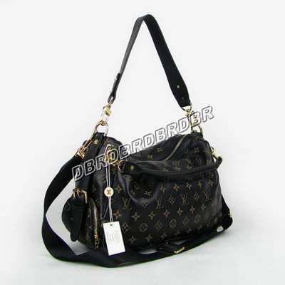 discount louis vuitton handbags leather m95869 black wholesale