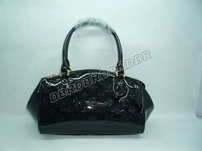 Discount Louis Vuitton Handbags Monogram Vernis M91491 black Wholesale