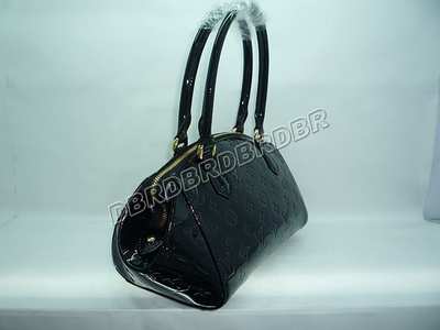 discount louis vuitton handbags monogram vernis m91491 black wholesale