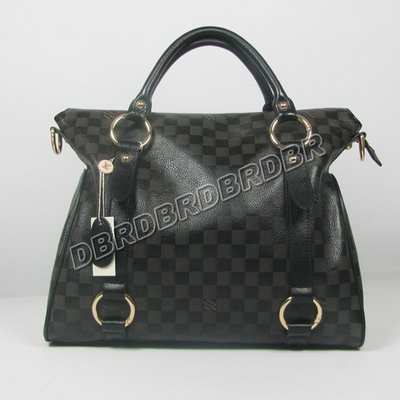 discount louis vuitton handbags leather n41232 black wholesale