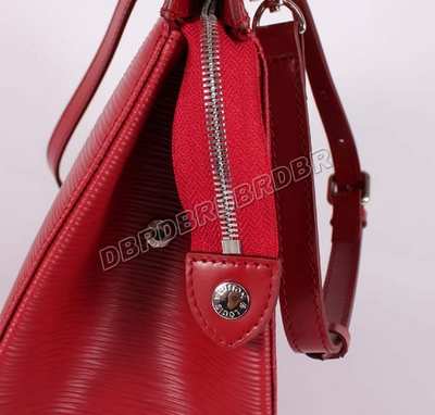 discount louis vuitton handbags epi leather m40332 purplish red wholesale