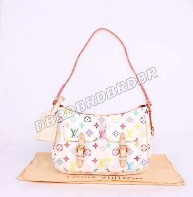 Discount Louis Vuitton Handbags Monogram Multicolore M40053 white Multicolor Wholesale