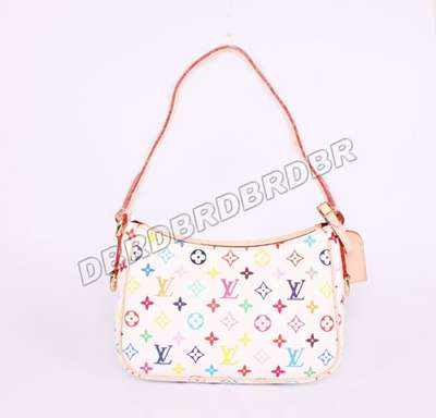 discount louis vuitton handbags monogram multicolore m40053 white multicolor wholesale