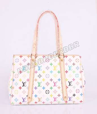 discount louis vuitton handbags monogram multicolore m40094 white multicolor wholesale