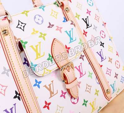 discount louis vuitton handbags monogram multicolore m40094 white multicolor wholesale